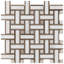 Twine Marble Basketweave Mosaic Floor & Wall Tile -1900121022