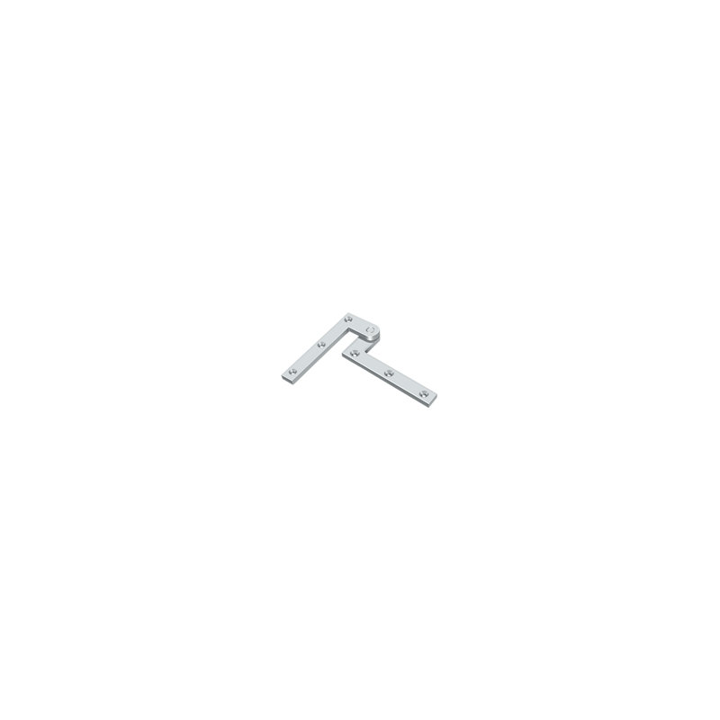 99'' x 16'' Butt Bearing Hinge, Polished Chrome