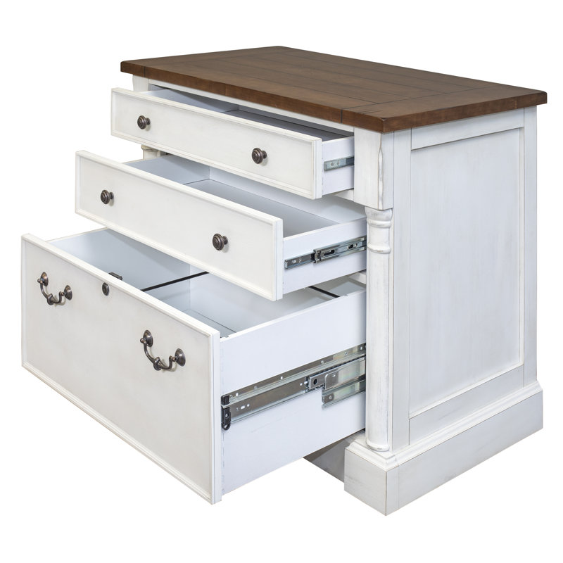 Bransford 36'' Wide 3 -Drawer File Cabinet