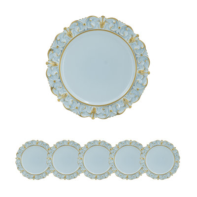 Plastic Charger Plate Set Of 6
