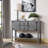 Solid Wood Console Table With Drawers, Rustic Look - 48'' Side Table, Charm, For Dining Room-346923185