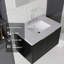 Meuble-lavabo flottant de 30 po avec lavabo, porte à fermeture en douceur, comptoir et dosseret en marbre de granite blanc de 2 po-1418097707-1418097706