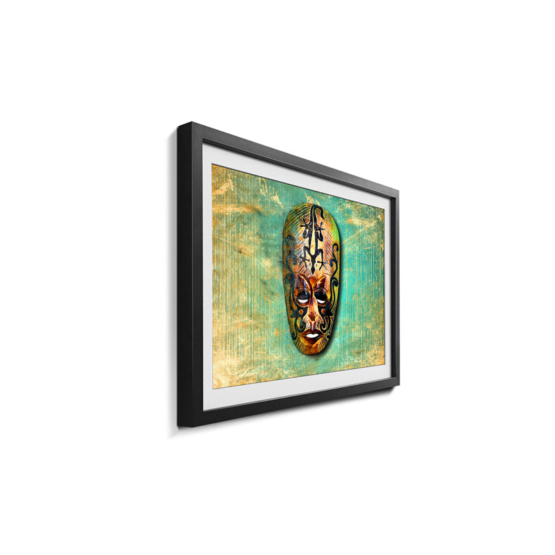 African Signs - Single Picture Frame Print, 40cm H x 60cm W