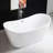 67'' x 32'' Freestanding Soaking Acrylic Bathtub-99334602-50499767