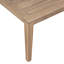 Causeuse d'extérieur en bois avec table basse