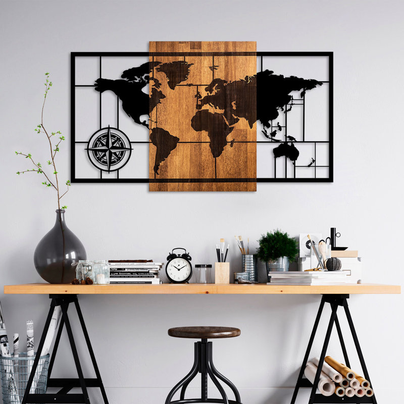 Handmade Wall Decor on Solid Wood