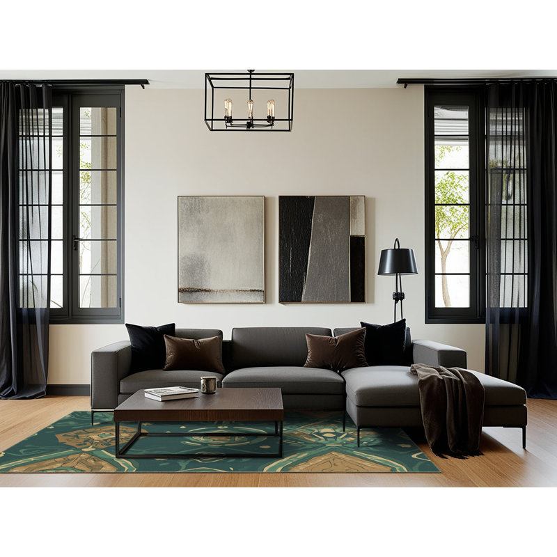 Winds Of Destiny Rug, Rectangle 3' x 5'