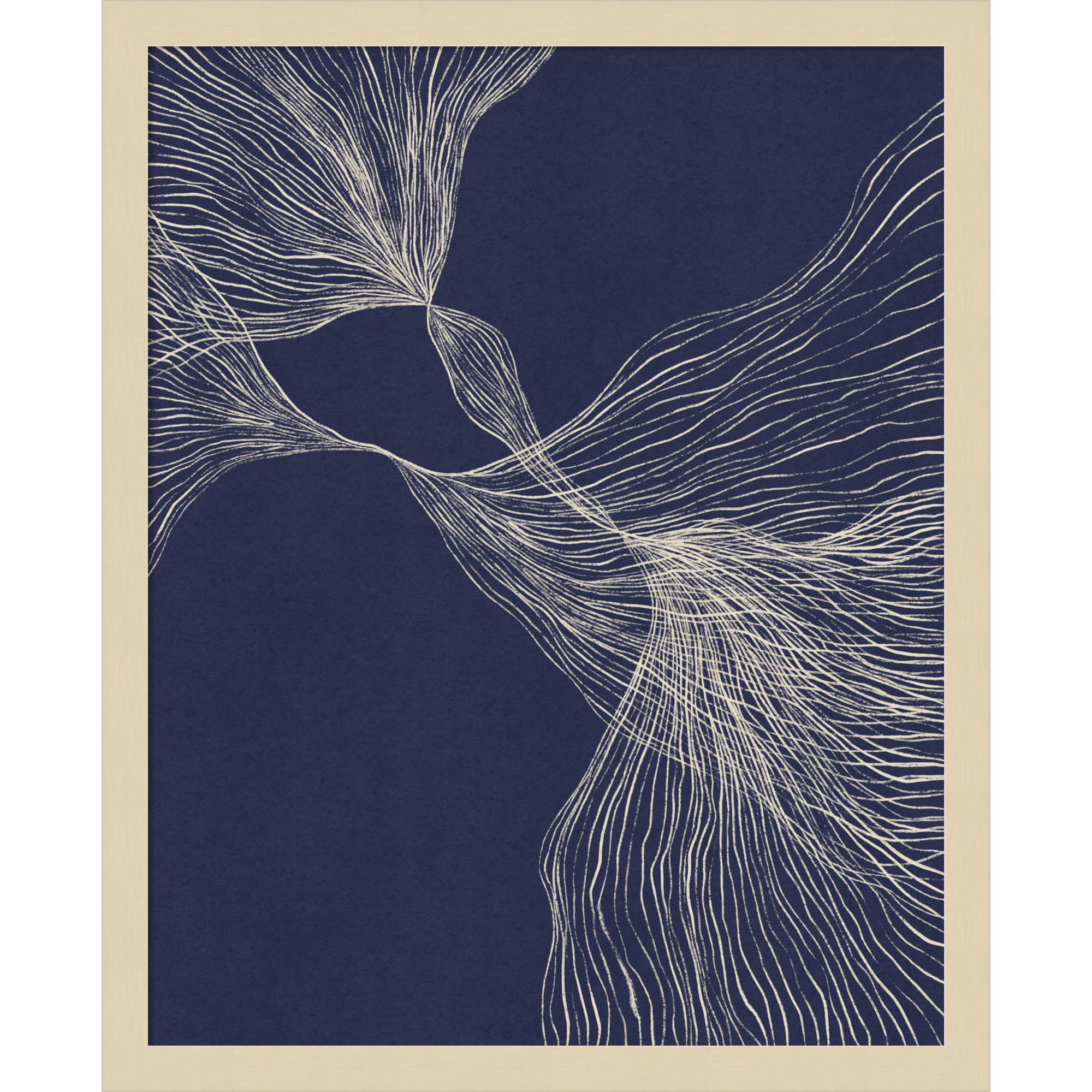 Interaction 1 by Alisa Galitsyna, Brown, 21" H x 17" W x 1" D