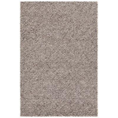 Ira Wool Area Rug in Dark Gray