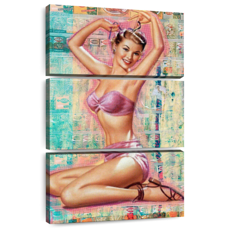 Navette de pin-up I, H 45 po x l 28 po