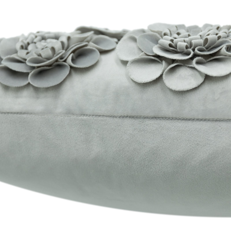  Housse de coussin 3D, Gris clair