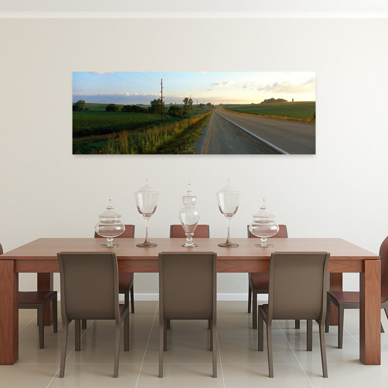 «Highway Eastern Ia Abstract Contemporary Landscape Architecture», art mural, H 20 po x l 60 po