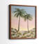 Impression encadrée Sunrise Palms I-Premium - prête à être accrochée - aucun clou requis - aucun clou requis-21408145-21408146