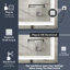 Miroir de salle de bain Zbeljo-763653659