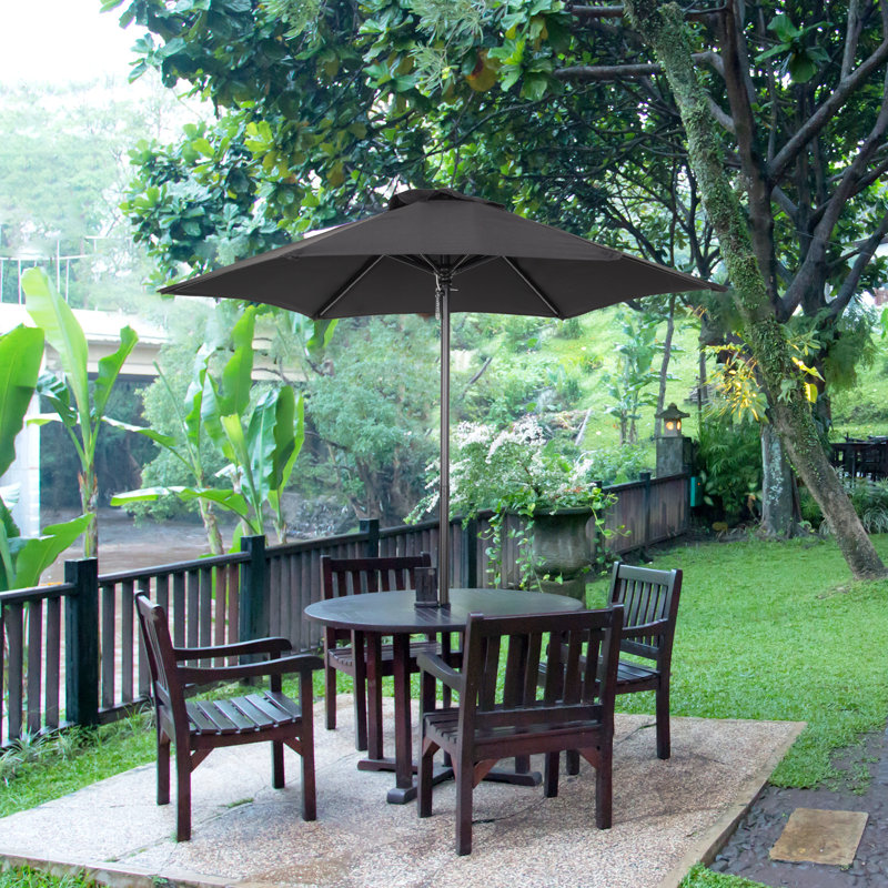 McKenney 196cm Market Parasol, Black