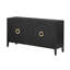 Armoire U_Style sophistiquée en placage de sapin avec finition texturée, convient au couloir, à l'entrée, au salon et au bureau-967492506