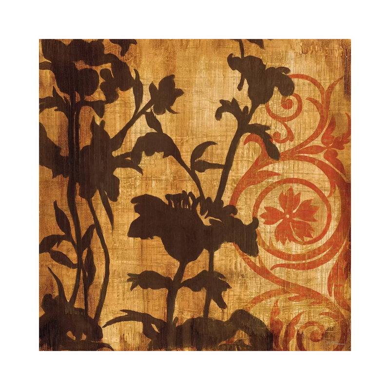 Chocolate Scroll by Liz Jardine - Wrapped Canvas Print, 93.98 cm H x 93.98 cm W x 3.175 cm D
