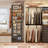 Shoe Storage Cabinet, 10 Tiers Narrow Wood Shoe Rack-14814257