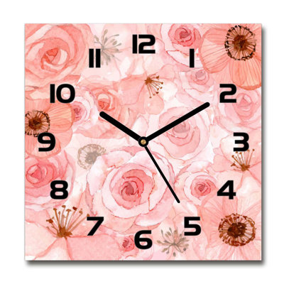 Glass Wall Clock