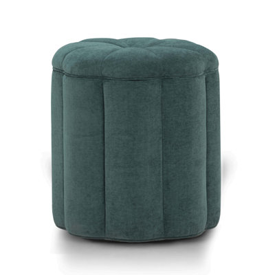 Fleur Peacock Storage Ottoman