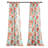 Polyester Sheer Curtain Pair