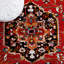 Tapis rouge / bleu Vintage Hamadan 266-1141415781