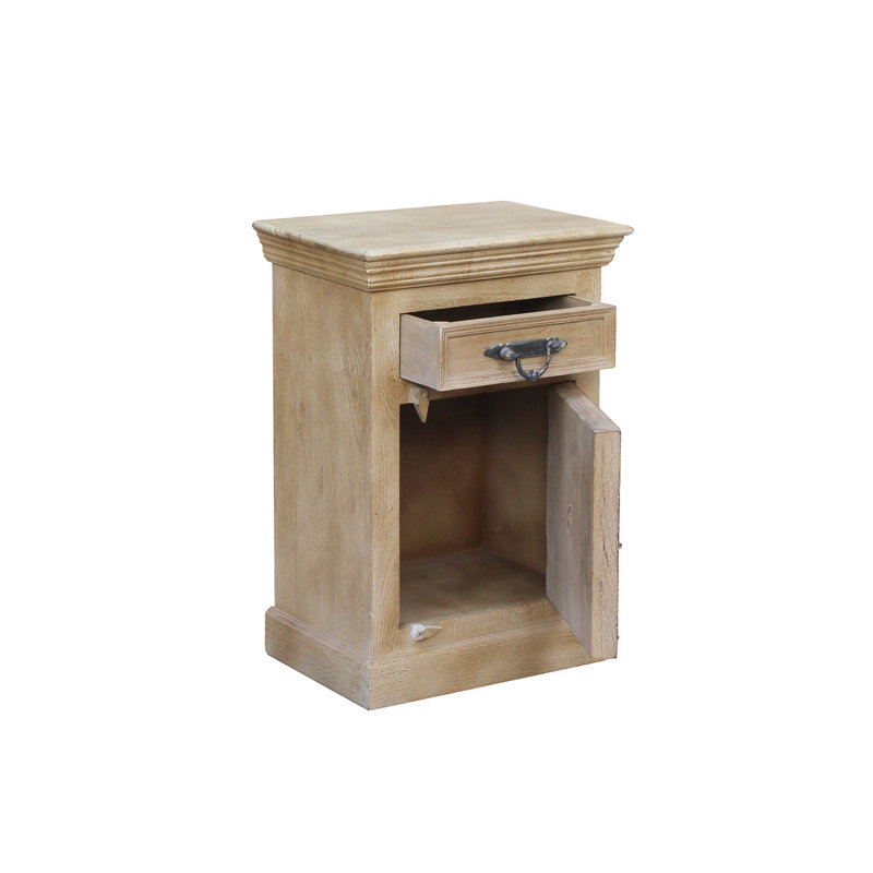 Corinne Solid Wood Rectangle Accent Cabinet