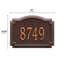 Plaque d'adresse murale sur 1 ligne Whitehall-602095617