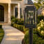 Montecito Black 20.5" H Hardwired Lamp Post (Full)