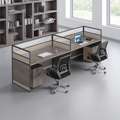 Bureau d'ordinateur, bureau, bureau de travail, bureau pour 3 personnes