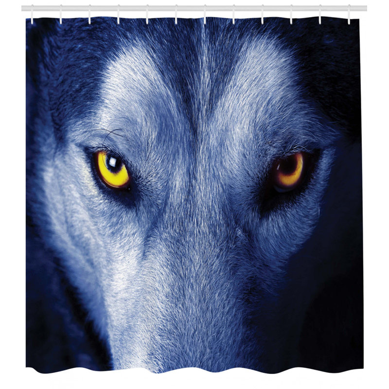 Shower Curtain with Hooks Included, 70" H x 69" W