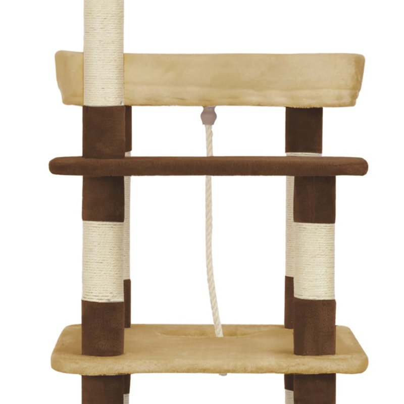 Casey 235cm H Cat Tree, Brown