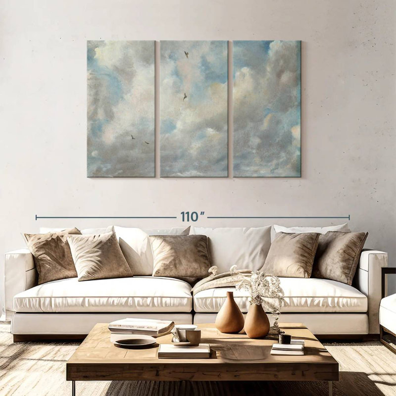 Alvord Cloud Study 1821, 48" H x 74" W