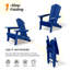 Chaise Adirondack pliante en bois massif Noyes-1085078640