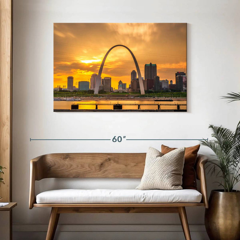 Ravi Saint Louis, 30" H x 45" W
