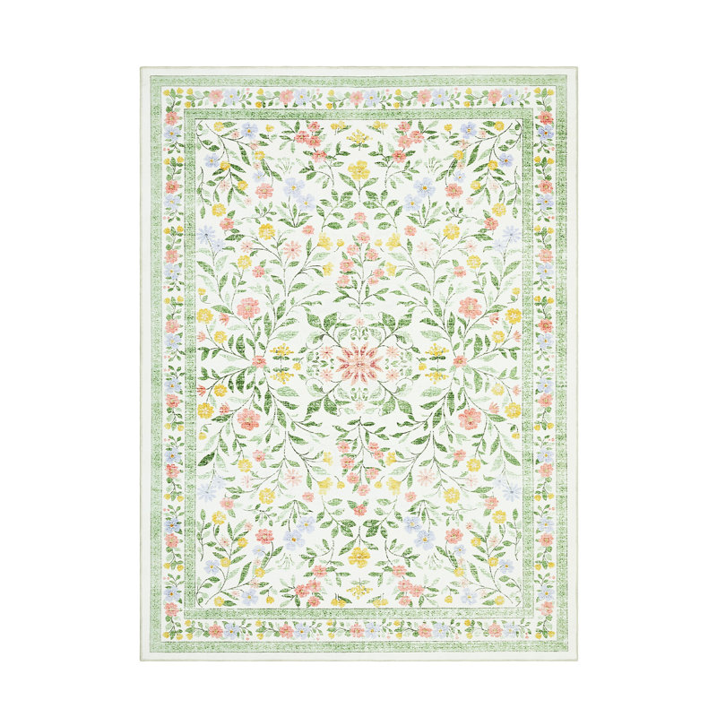 Tapis Boho, Beige, Tapis de couloir 2 pi x 6 pi