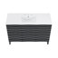 Meuble-lavabo Cascade 48 po en chêne brun-121677771-121677769-121677768