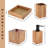 Acacia Bathroom Accessory Set 4-Pieces