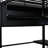 Twin Size Loft Bed With Led, Desk, Shelves - Black Metal Frame Led Desk & Space Saver Functional-104868841