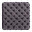 Velours de style moderne gris avec touche - élément l 28,87 po x P 18,19 po, largeur, profondeur, hauteur-118020889