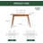 Fjord 47-63"L Solid Oak Extendable Dining Table