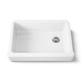 Whitehaven® Self-Trimming 32-1/2" L x 21-9/16" W x 9-5/8" Under-Mount Single-Bowl Sink with Short Apron