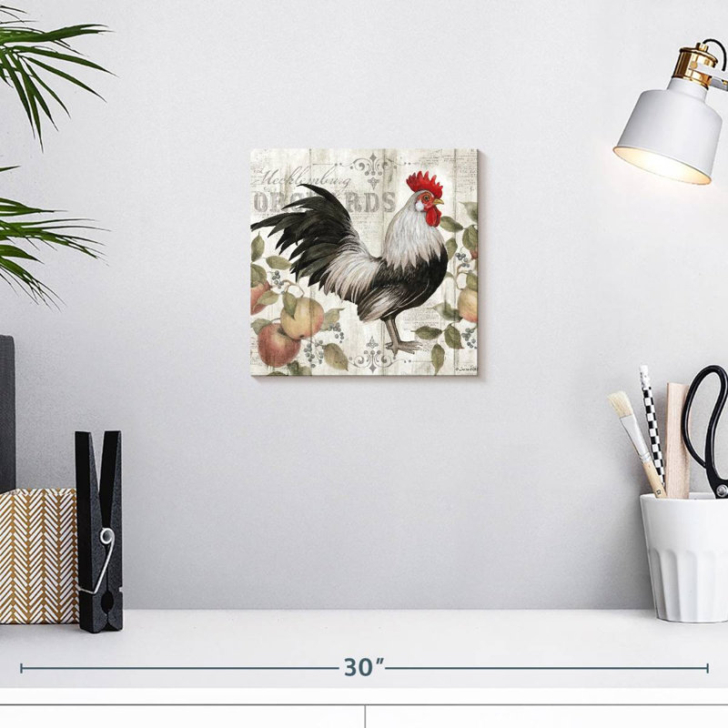 Coq Crowle Orchard, H 10 po x l 10 po
