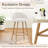 Upholstered Counter Stool With Metal Frame-502709019-502709017