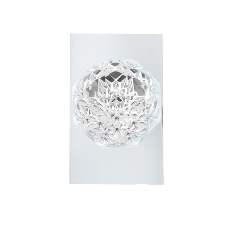 Fausse poignée en cristal poli Bravura 926-8, Polished Chrome