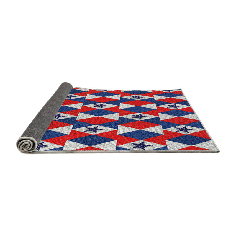 Geometric Indoor Rug, Round 7'