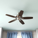 52" Builder Elite 5 - Blade Standard Ceiling Fan with Pull Chain