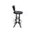 Cuba Swivel Counter Stool with Metal Frame