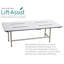 Banc de transfert blanc avec pieds Seachrome
