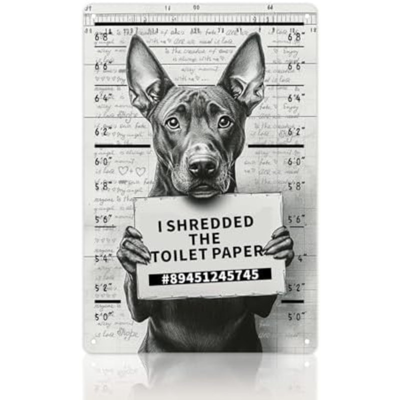 Plaque rétro «I Shredder The Toolset» pour affiche de maison, salle de bain, décor de caverne d'homme 8 po x 12 po